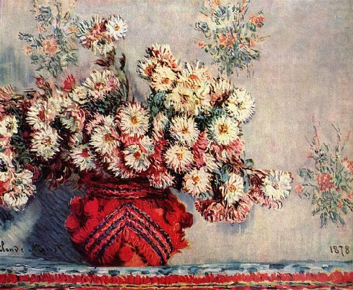 Claude Monet Stilleben mit Chrysanthemen china oil painting image